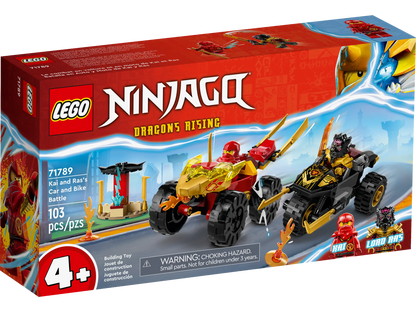 LEGO® NINJAGO® Kai and Ras’s Car and Bike Battle (71789)