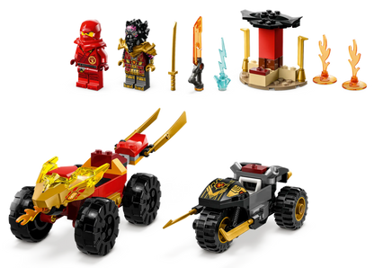 LEGO® NINJAGO® Kai and Ras’s Car and Bike Battle (71789)