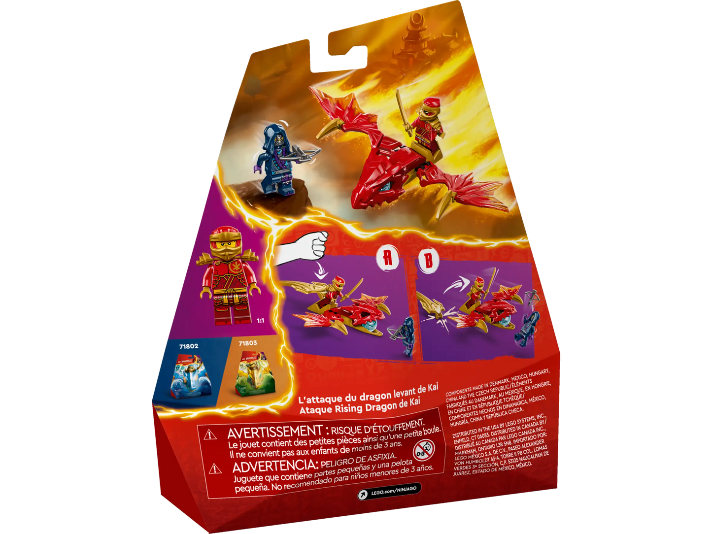 LEGO® NINJAGO® Kai’s Rising Dragon Strike (71801)