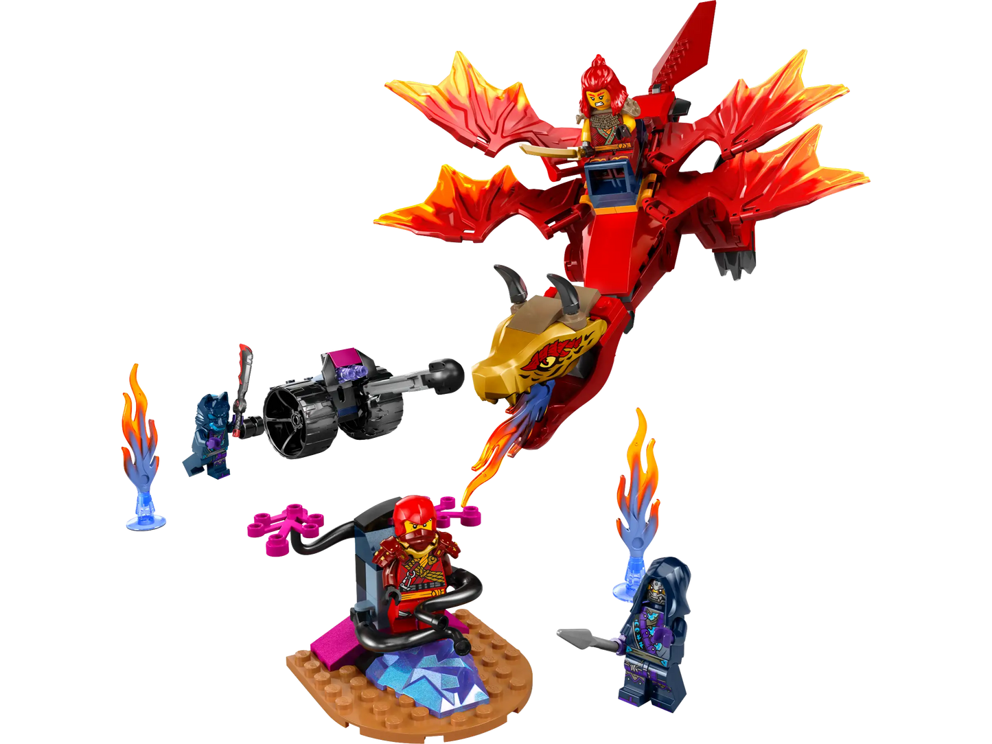 LEGO® NINJAGO® Kai’s Source Dragon Battle (71815)