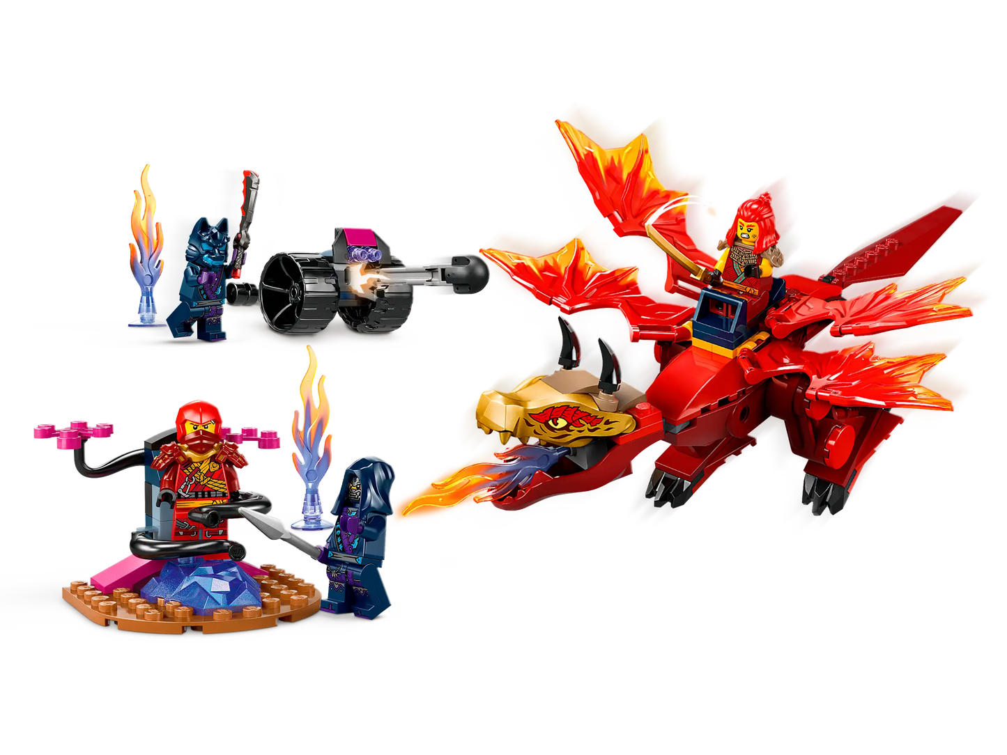 LEGO® NINJAGO® Kai’s Source Dragon Battle (71815)