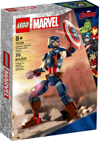 LEGO® Marvel Captain America Construction Figure (76258)