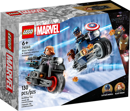 LEGO® Marvel Black Widow & Captain America Motorcycles (76260)