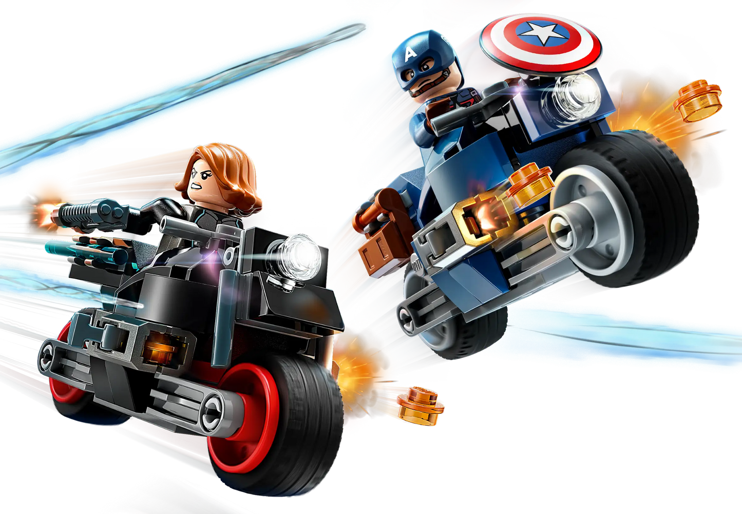 LEGO® Marvel Black Widow & Captain America Motorcycles (76260)