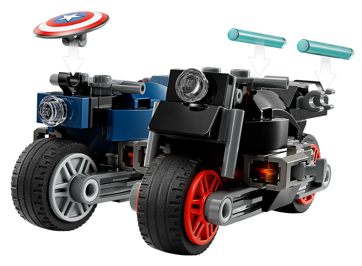 LEGO® Marvel Black Widow & Captain America Motorcycles (76260)