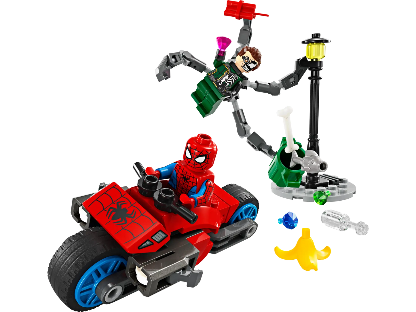 LEGO® Marvel Motorcycle Chase: Spider-Man vs. Doc Ock (76275)