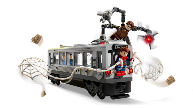 LEGO® Marvel Spider-Man vs. Doc Ock Subway Train Scene (76321)