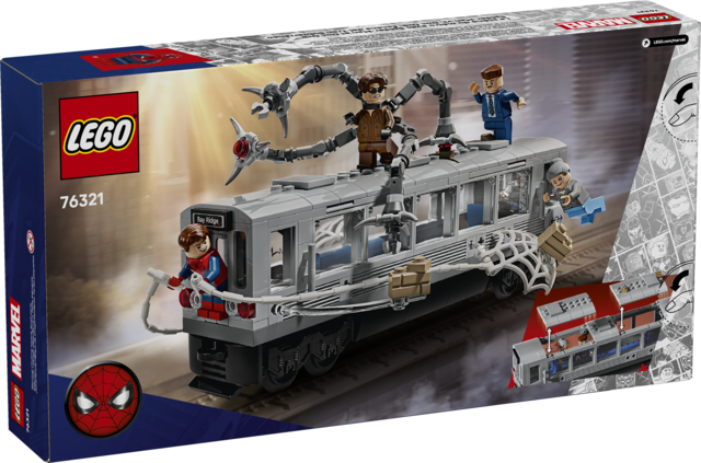 LEGO® Marvel Spider-Man vs. Doc Ock Subway Train Scene (76321)