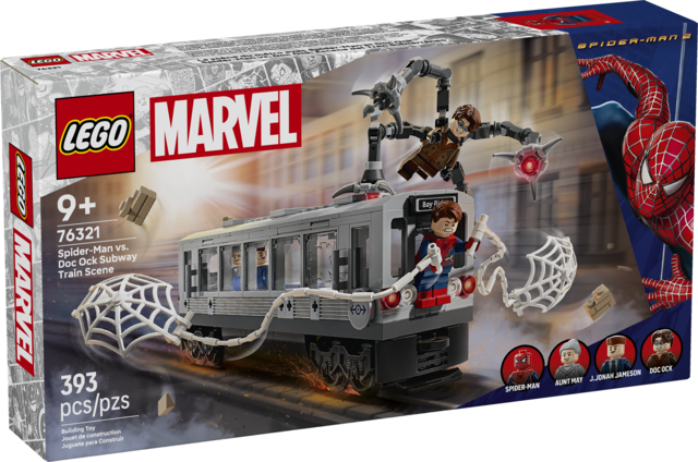 LEGO® Marvel Spider-Man vs. Doc Ock Subway Train Scene (76321)