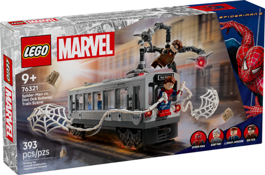 LEGO® Marvel Spider-Man vs. Doc Ock Subway Train Scene (76321)