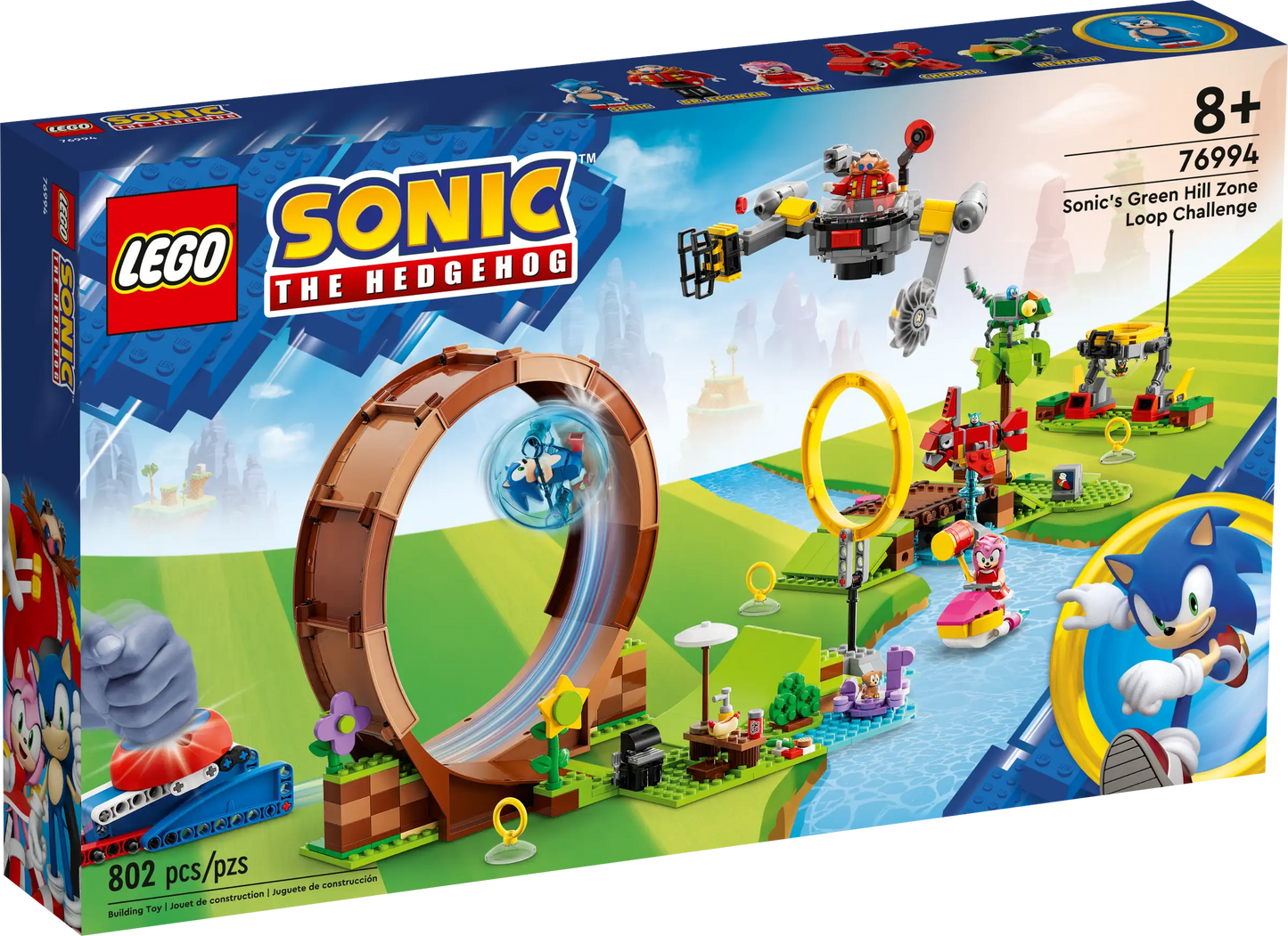 LEGO® Sonic the Hedgehog™ Green Hill Zone Loop Challenge (76994)