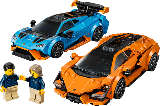 LEGO® Speed Champions Lamborghini Revuelto and Huracán STO (77238)