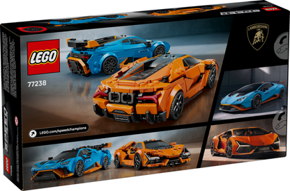 LEGO® Speed Champions Lamborghini Revuelto and Huracán STO (77238)
